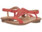 Naturalizer Windham (hibiscus Red Suede) Women's Sandals