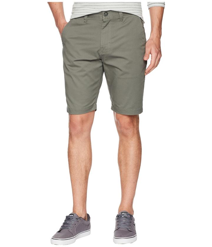 Volcom Frickin Modern Stretch Chino Shorts (dusty Green) Men's Shorts