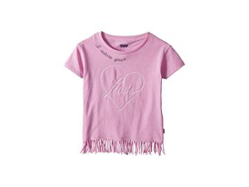 Levi's(r) Kids Fringe Knit Tee (toddler) (fuchsia) Girl's T Shirt