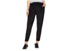 Michael Stars Vali Velvet Cropped Jogger Pants (black) Women's Casual Pants