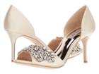 Badgley Mischka Hansen (ivory Satin) High Heels