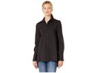 Krazy Larry Button Down Tunic (black) Women's Blouse