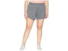 Nike Flex Attack Tr5 Shorts (size 1x-3x) (dark Grey/heather/rush Pink) Women's Shorts