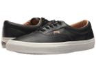 Vans Eratm ((lux Leather) Black/porcini) Skate Shoes