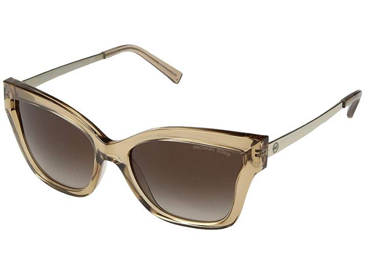 Michael Kors 0mk2072 (light Brown Crystal Injected) Fashion Sunglasses