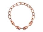 Michael Kors Pearl Link Collar Necklace (rose Gold) Necklace
