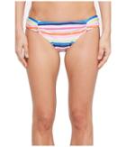 Splendid Watercolor Horizon Reversible Retro Pants (multi) Women's Swimwear