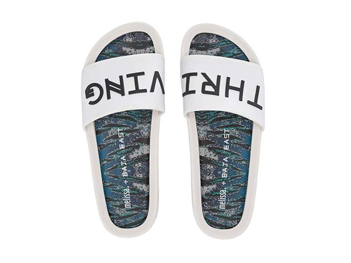 Melissa Shoes Beach Slide + Baja East (white) Women's Sandals