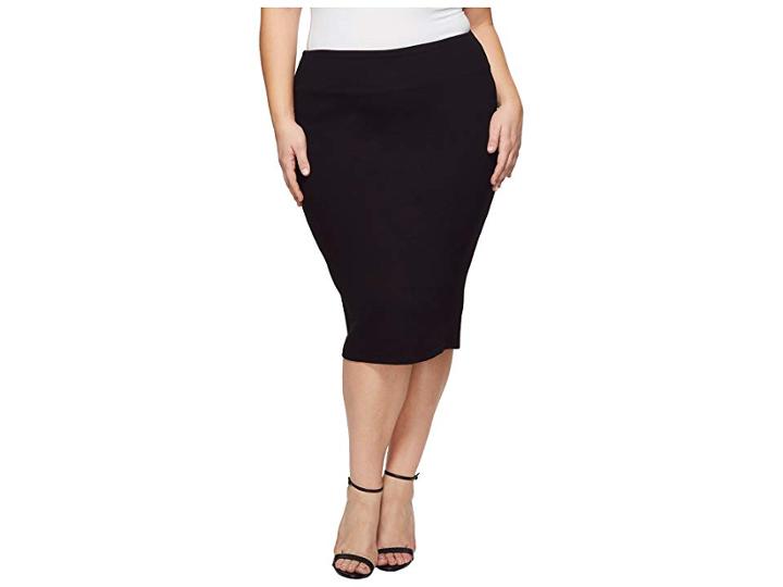 Kari Lyn Plus Size Marnie Pencil Skirt (black) Women's Skirt