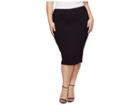 Kari Lyn Plus Size Marnie Pencil Skirt (black) Women's Skirt