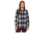 Pendleton Board Shirt (green/plum Ombre) Women's Long Sleeve Button Up