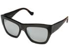 Balenciaga Ba0102 (transparent Grey/havana/flash Smoke) Fashion Sunglasses