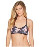 Carve Designs Catalina Bikini Top (flamingo Palms) Women's Swimwear