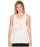 Puma Classics Logo Tank Top (pearl) Women's Sleeveless