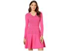 Juicy Couture Ottoman Stitch Flirty Dress (couture Pink) Women's Dress