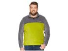 Columbia Big Tall Steens Mountaintm 1/2 Zip (shark/python Green) Men's Sweatshirt