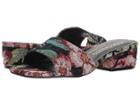 Matisse Coconuts By Matisse-penny Lane Heel (black Floral Fabric) Women's Shoes
