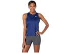 Nike Miler Tank (blue Void/reflective Silver) Women's Clothing