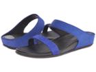 Fitflop Banda Micro-crystal Slidetm (mazarine Blue) Women's Slide Shoes