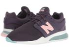 New Balance Kids Ka247v2g (big Kid) (black/purple) Girls Shoes