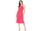 Vince Camuto Satin Back Cropped Jumpsuit With Keyhole (pink) Women's Jumpsuit & Rompers One Piece
