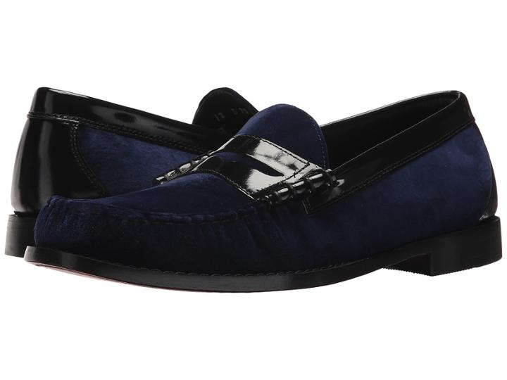 G.h. Bass & Co. Larson Weejuns (navy Velvet) Men's Shoes