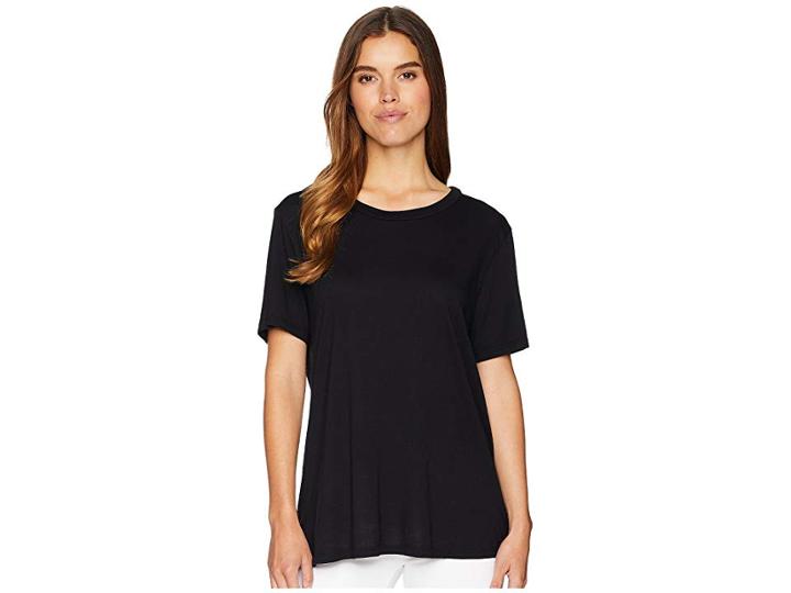 Michael Stars Essential Crew Neck Tee (black) Women's Clothing