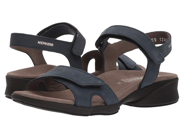 Mephisto Francesca (navy Bucksoft) Women's Sandals