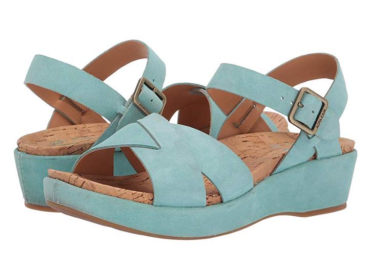 Kork-ease Myrna 2.0 (light Blue (pool) Suede) Women's Shoes