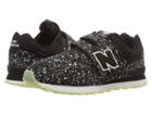 New Balance Kids Yv574v1 (little Kid/big Kid) (black/glow In The Dark) Boys Shoes