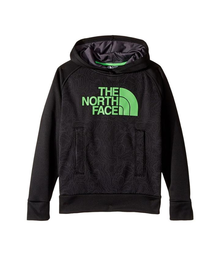 The North Face Kids Surgent Pullover Hoodie (little Kids/big Kids) (tnf Black Topo Print (prior Season)) Boy's Sweatshirt