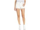Juicy Couture White Fringe Embellished Denim Shorts (white/rigid) Women's Shorts