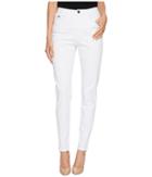 Fdj French Dressing Jeans Sunset Hues Suzanne Slim Leg In White (white) Women's Jeans