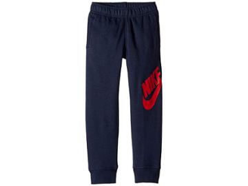 Nike Kids Futura Cuff Pants (little Kids) (obsidian/university Red) Boy's Casual Pants