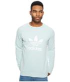 Adidas Originals Trefoil Crew Sweatshirt (ash Green) Men's Sweatshirt