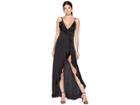 For Love And Lemons Isabella Ruffled Maxi Dress (black) Women's Dress