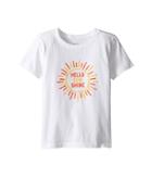 Life Is Good Kids Hello Sunshine Tee (toddler) (cloud White) Girl's T Shirt