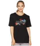 Puma Graphic Tee (cotton Black) Women's T Shirt