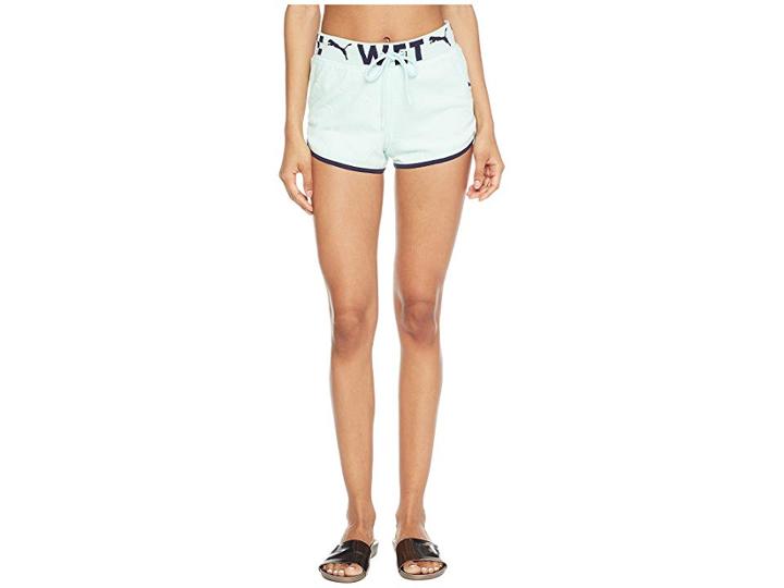 Puma Puma X Fenty By Rihanna Terrycloth Dolphin Shorts (bay) Women's Shorts