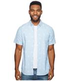 Billabong Sunday Mini Short Sleeve Shirt (light Blue) Men's Short Sleeve Button Up