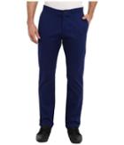 Dockers Men's Game Day Alpha Khaki Slim Tape Red Flat Front Pant (brigham Young (byu)
