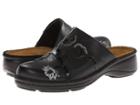 Naot Magnolia (black Raven Leather/black Patent Leather) Women's Flat Shoes