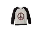 Peek Peace On Earth Crew (toddler/little Kids/big Kids) (heather Grey) Boy's Sweatshirt