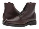 Frye Country Crepe Lace-up (dark Brown Deer Skin Leather) Men's Lace-up Boots