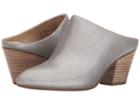 Seychelles Got The Answer (silver Metallic Suede) Women's Clog Shoes