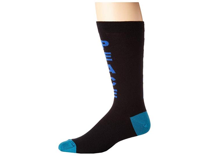 Paul Smith Scribble Sock (black) Men's Crew Cut Socks Shoes