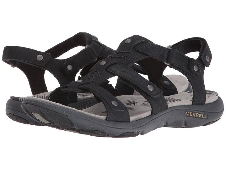 Merrell Adhera Three Strap Ii (black) Women's Sandals