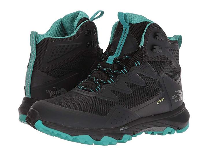 The North Face Ultra Fastpack Iii Mid Gtx(r) (tnf Black/porcelain Green) Women's Shoes