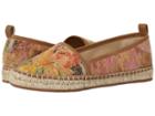 Johnston & Murphy Jaden (natural Cork/floral Print) Women's Flat Shoes