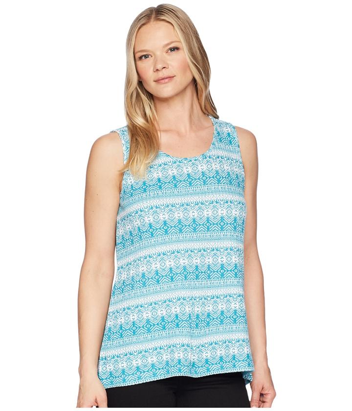 Aventura Clothing Delphi Tank Top (pagoda Blue) Women's Sleeveless